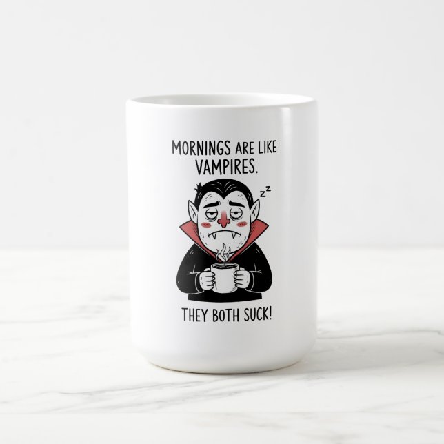Mug Les matinées sont comme des vampires (Centre)
