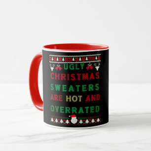 Mug Les mauvais pulls de Noël sont chauds et suréval