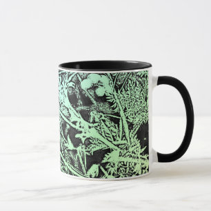 Mug Les mauvaises herbes dans la boue d'herbe