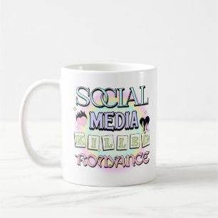 Mug Les médias sociaux ont tué Romance Citation inspir