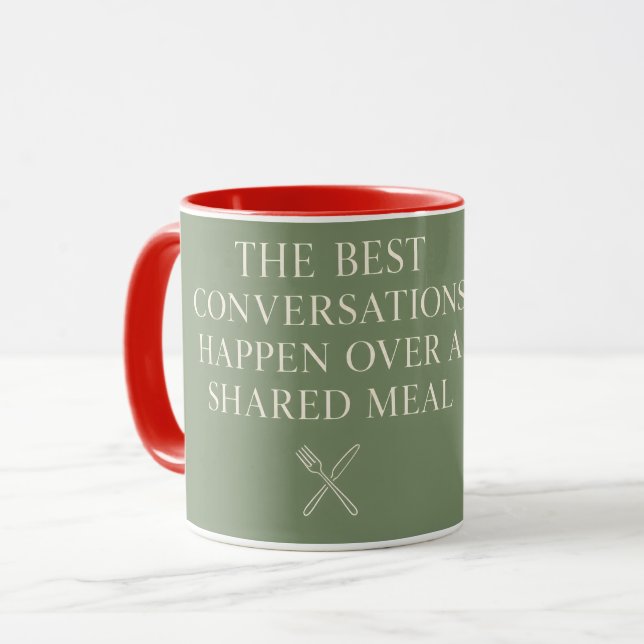 Mug Les meilleures conversations (Devant gauche)