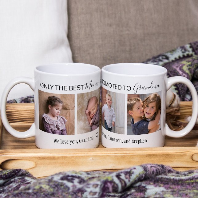 Mug Les meilleures mamans sont promues à la grand-mère (Créateur téléchargé)