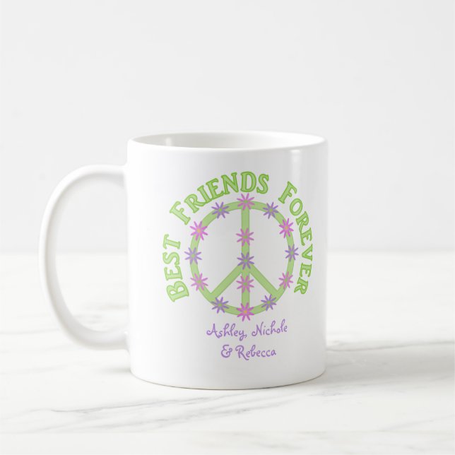 Mug Les meilleurs amis personnalisés attaquent pour (Gauche)