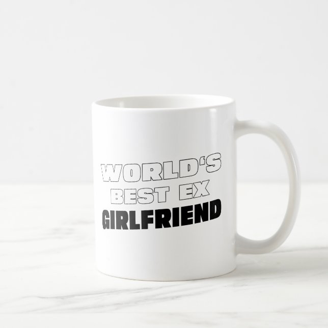 Mug LES MEILLEURS Cadeaux EX GIRLFRIEND DU MONDE Pour  (Droite)