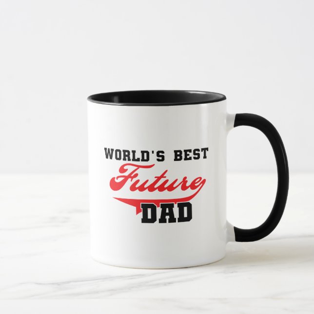 Mug Les meilleurs futurs T-shirts et cadeaux du papa (Droite)