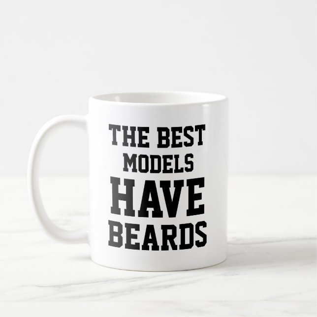 Mug Les Meilleurs Modèles Ont Des Barbes (Gauche)