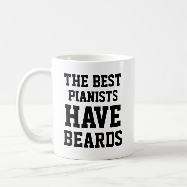 Mug Les Meilleurs Pianistes Ont Des Barbes (Gauche)