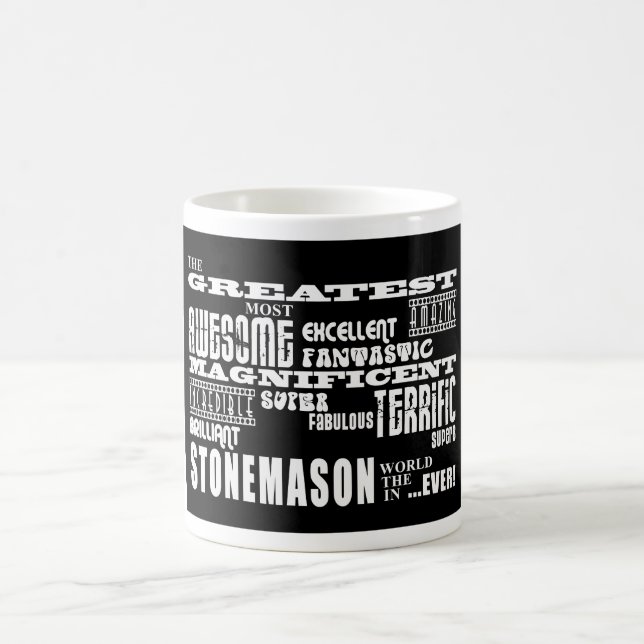 Mug Les meilleurs tailleurs de pierres : Le plus grand (Centre)