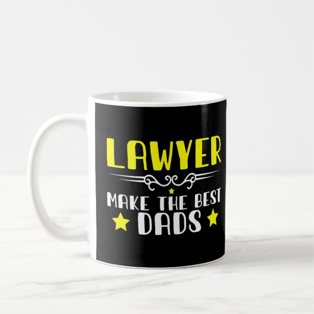 Mug Les Mens Avocats Font Les Meilleurs Pères (Gauche)