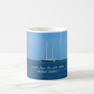Mug Les mers lisses ne font pas de marins habiles (Pro