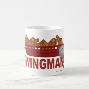 Mug Les militaires de Wingman regardent le slogan de