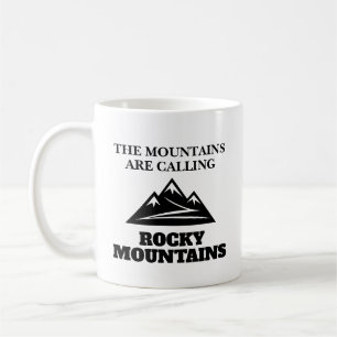 Mug Les montagnes appellent le pic des montagnes Roche