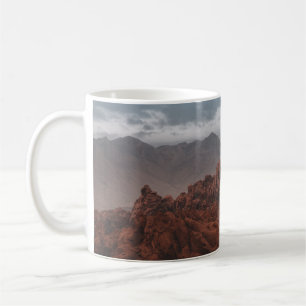 MUG LES MONTAGNES ROCHEUSES SOUS LES SKIS GRIS