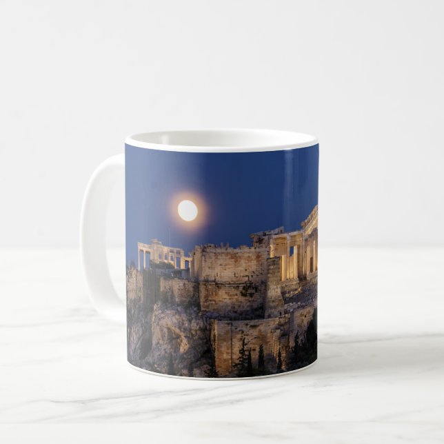 Mug Les monuments | Parthénon Athènes, Grèce (Devant gauche)