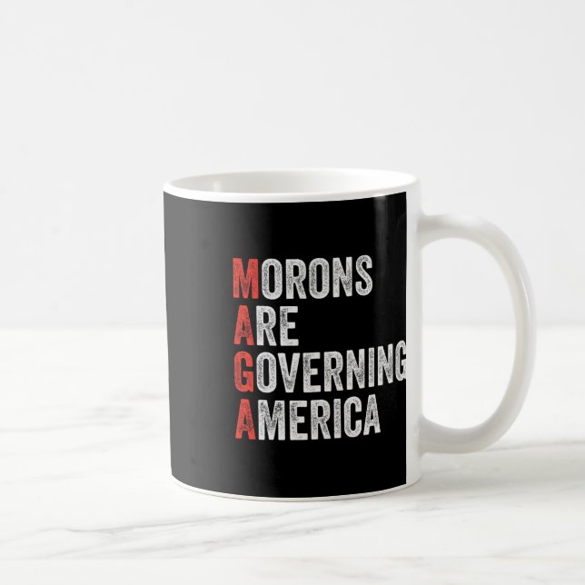 Mug Les Morons dirigent l'Amérique contre Trump (Droite)