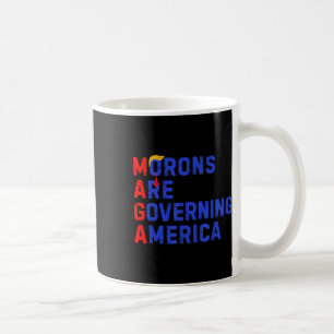 Mug Les Morons dirigent l'Amérique Trump drôle 2024