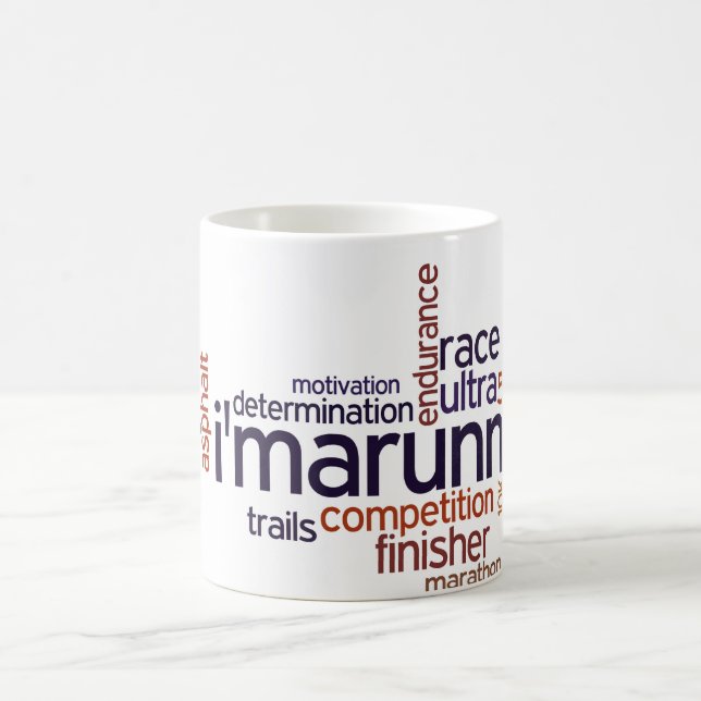 Mug Les mots du coureur (Centre)