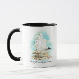 Mug Les mouettes appellent et je dois y aller