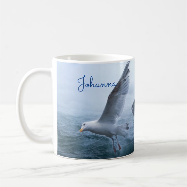 Mug Les mouettes volent au-dessus de la mer (Gauche)
