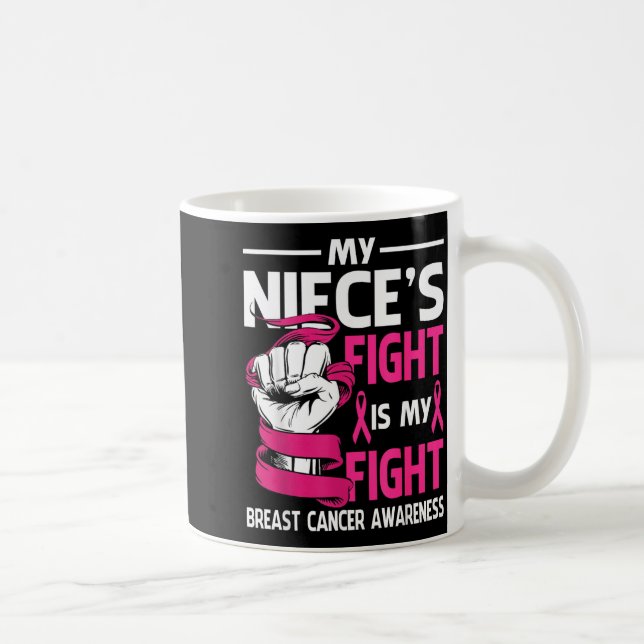 Mug Les nièces luttent contre le cancer du sein (Droite)
