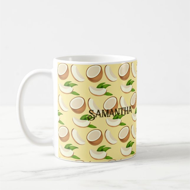 Mug Les noix de coco tropicales (Gauche)