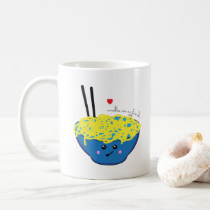 Mug Les nouilles sont mes amis Ramen Lover Cute Kawaii