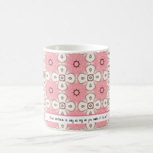 Mug Les obstacles sont une illusion   MOTIF ROSE