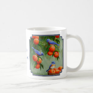 Mug Les oiseaux bleus dans le verger d'un bracelet