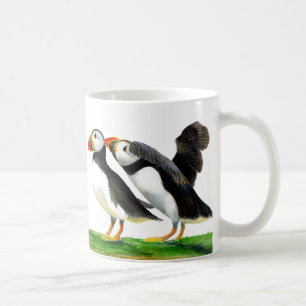 Mug Les oiseaux marins de macareux dans la couleur