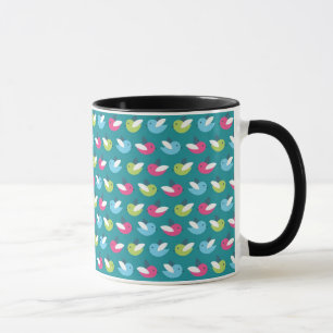 Mug Les oiseaux modèlent le bleu