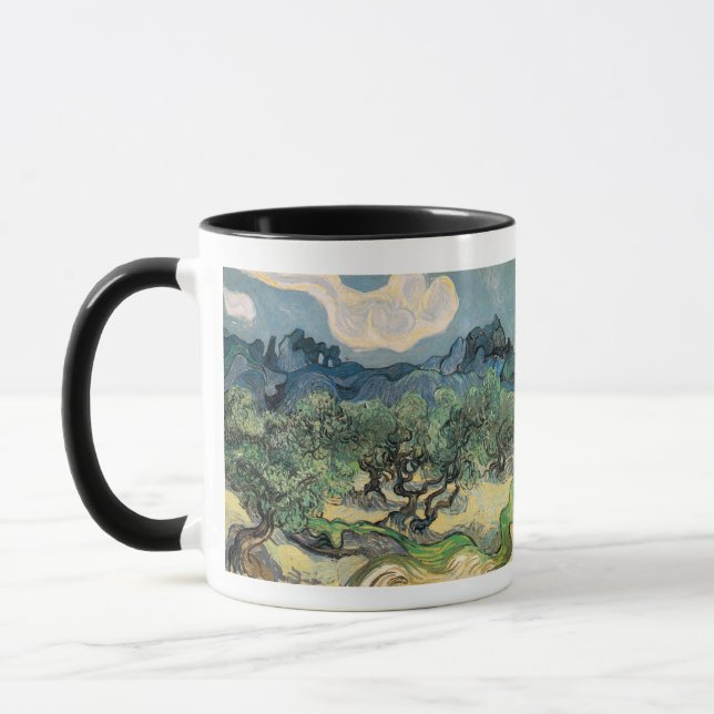 Mug les oliviers, 1889, Vincent van Gogh (Gauche)