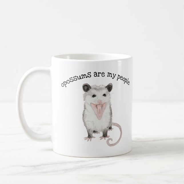 Mug Les Opossum, c'est mon peuple qui se moque (Gauche)