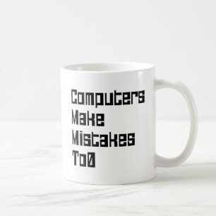 Mug Les Ordinateurs Font Des Erreurs À 0