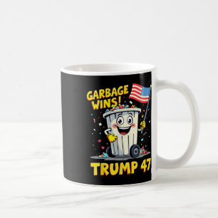 Mug Les ordures gagnent Trump 47 Team Garbage Pour Tru
