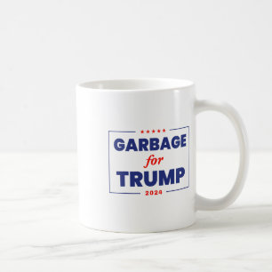 Mug Les ordures pour Trump 2024 Drôle partisan de Trum