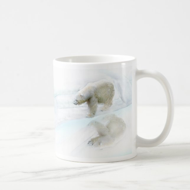 Mug Les ours polaires marchent vers la liberté (Droite)