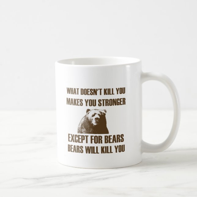 Mug Les ours vous tueront (Droite)