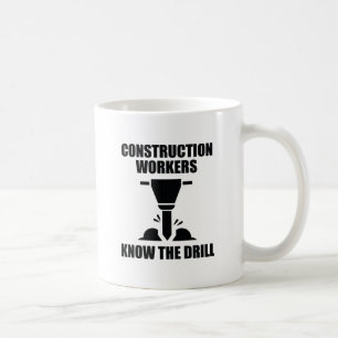 Mug Les Ouvriers Du Bâtiment Connaissent L'Exercice