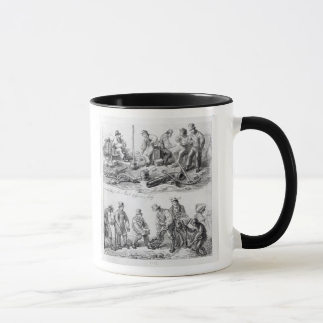 Mug Les ouvriers s'approchent du nouveau bureau de (Droite)