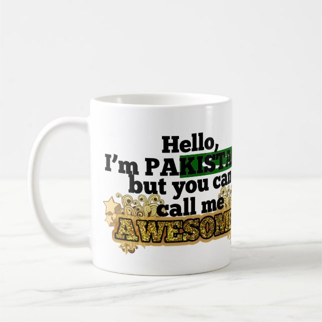 Mug Les Pakistanais, mais m'appellent impressionnant (Gauche)
