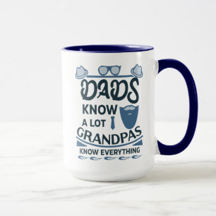 Mug Les papas connaissent beaucoup, les papas savent t