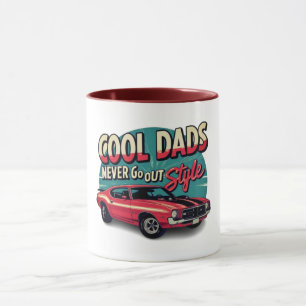 Mug Les papas cool ne se démodent jamais Vintage Muscl