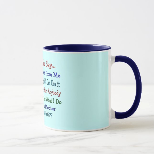 Mug Les papas de choses disent--Cadeaux de fête des (Droite)