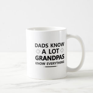 Mug Les papas savent beaucoup les grands-pères savent