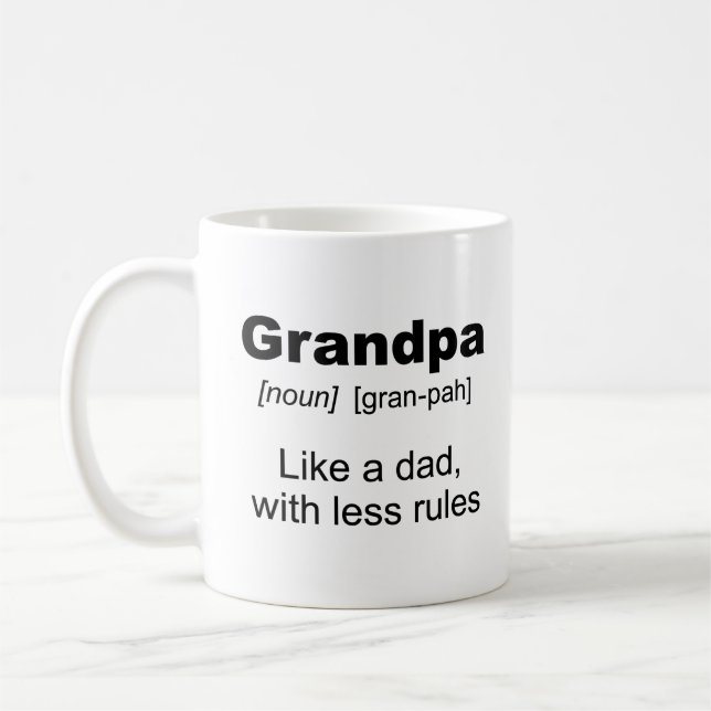 Mug Les papes gouvernent ! pas autant que les grand-mè (Gauche)