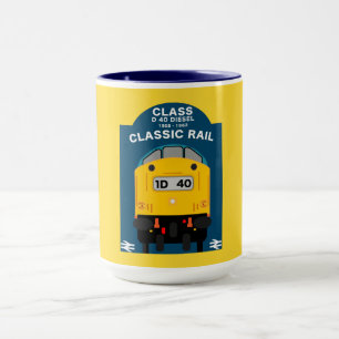 Mug Les passionnés de train ferroviaire britannique