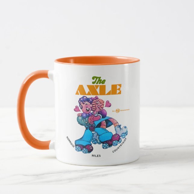 Mug Les patinoires de patinage à roulettes de l'Illino (Gauche)