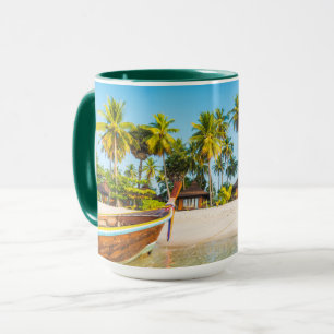 Mug Les pavillons de la station touristique sur la