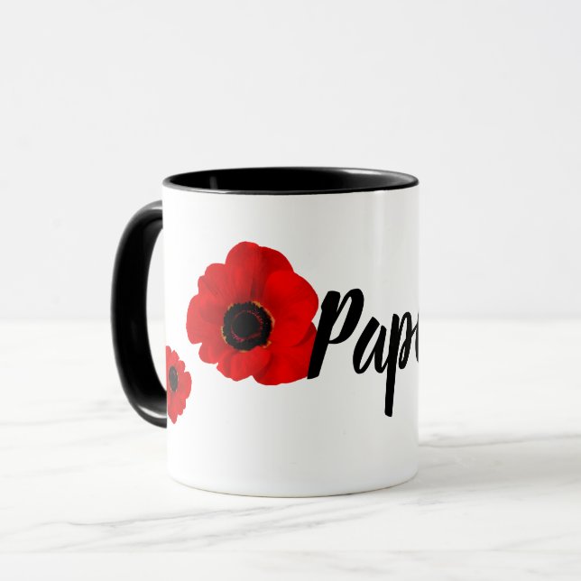 Mug Les pavots de Papi (Devant gauche)
