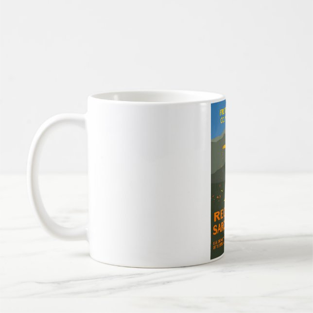 Mug Les Peaux Fruits ne comptent pas comme des Litter! (Gauche)